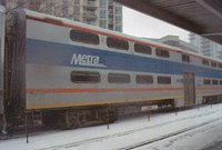Metra in the Snow